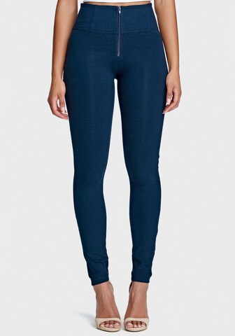 Freddy Skinny Leggings in Blue: front