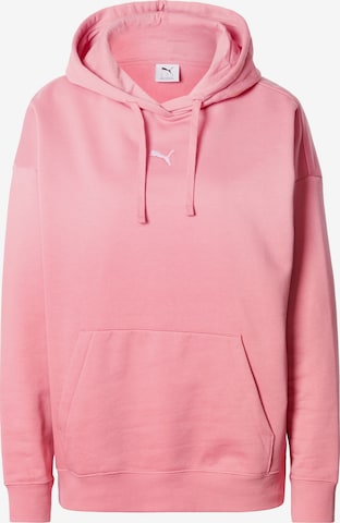 PUMA Urheilullinen collegepaita 'ESS' värissä vaaleanpunainen: etupuoli