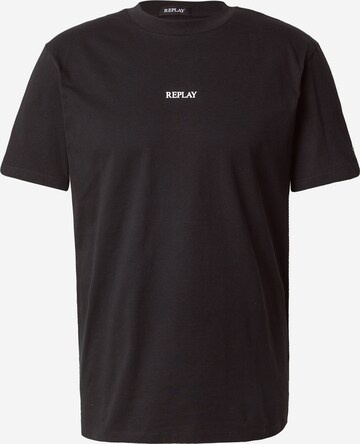 REPLAY Shirt in Black: front