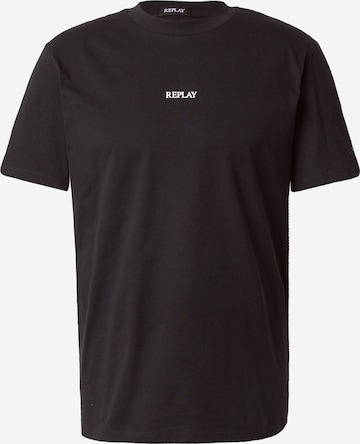 REPLAY T-Shirt in Schwarz: predná strana