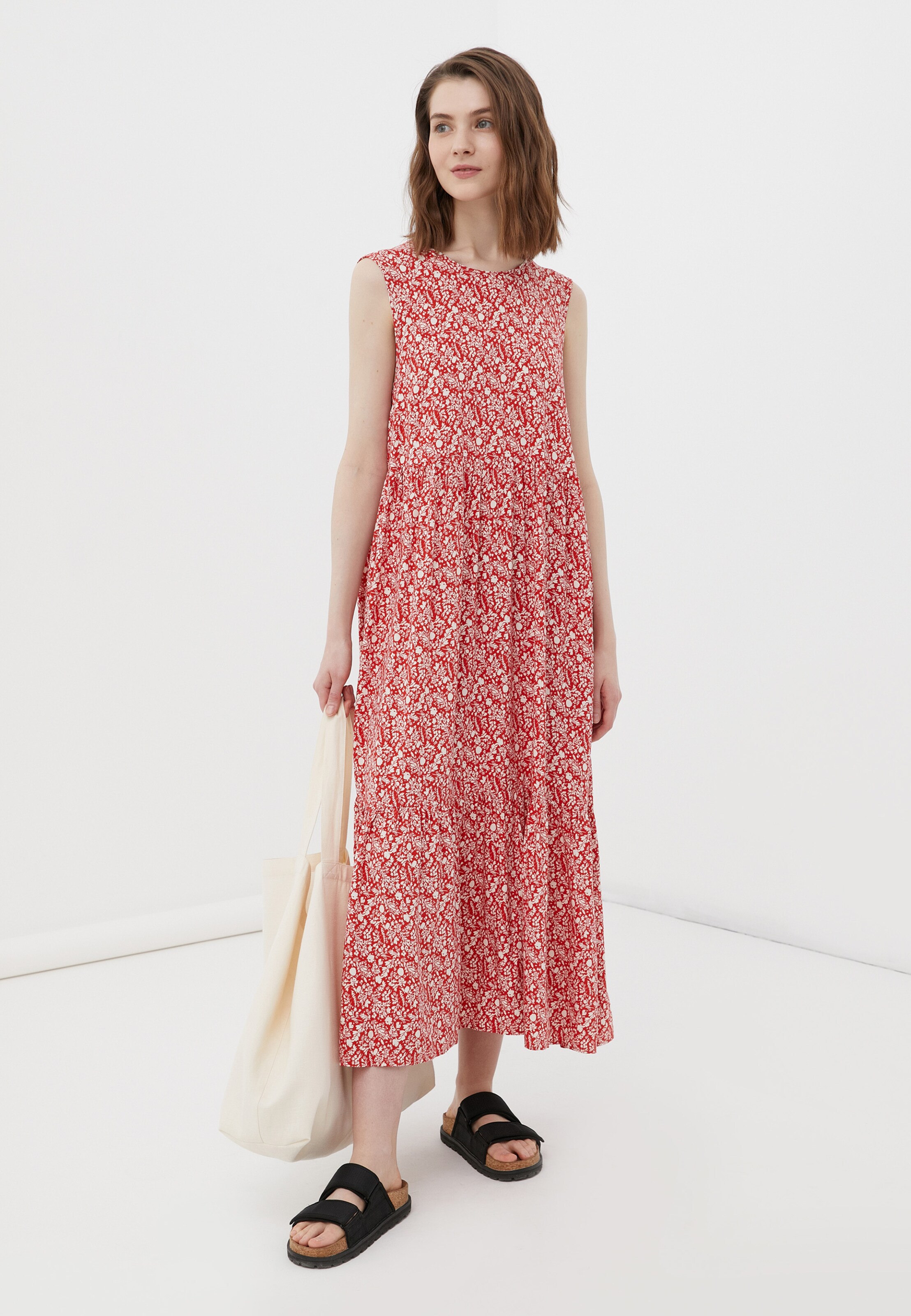 Frauen Große Größen Finn Flare Sommerkleid in Rot - TL76700 Frauen Große Größen Finn Flare Sommerkleid in Rot - TL76700