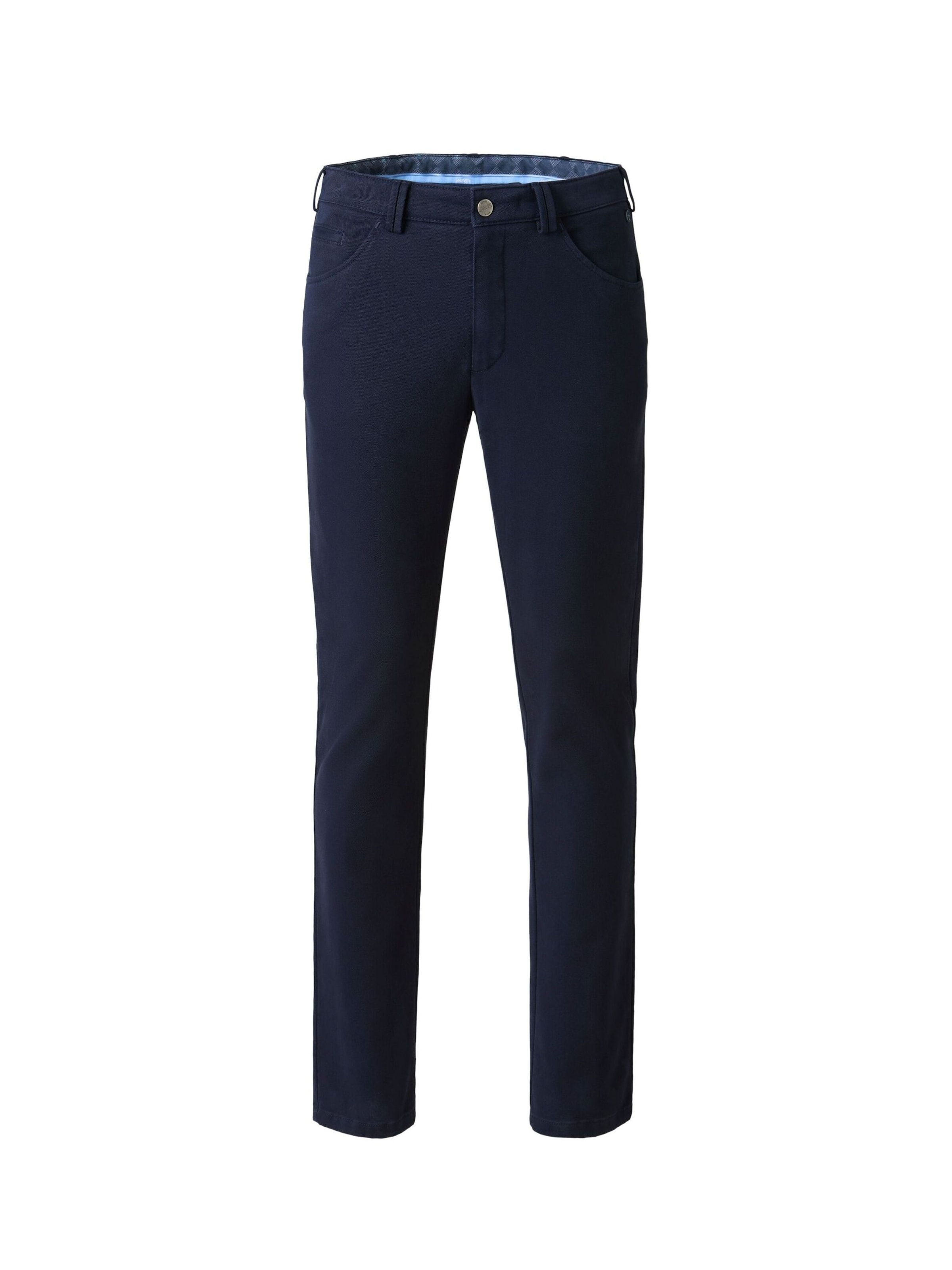 MEYER Regular Chino Dublin in Blau: Vorderseite