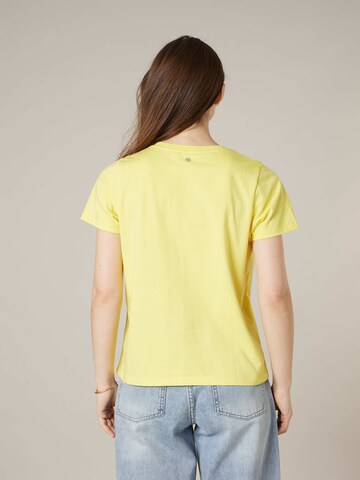 T-shirt 'Palmy' Deeluxe en jaune
