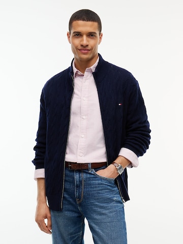 TOMMY HILFIGER Strickjacke in Blau: Vorderseite