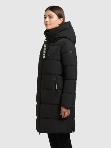 khujo Wintermantel in Schwarz