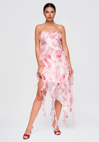 Ombre Cocktailjurk in Roze