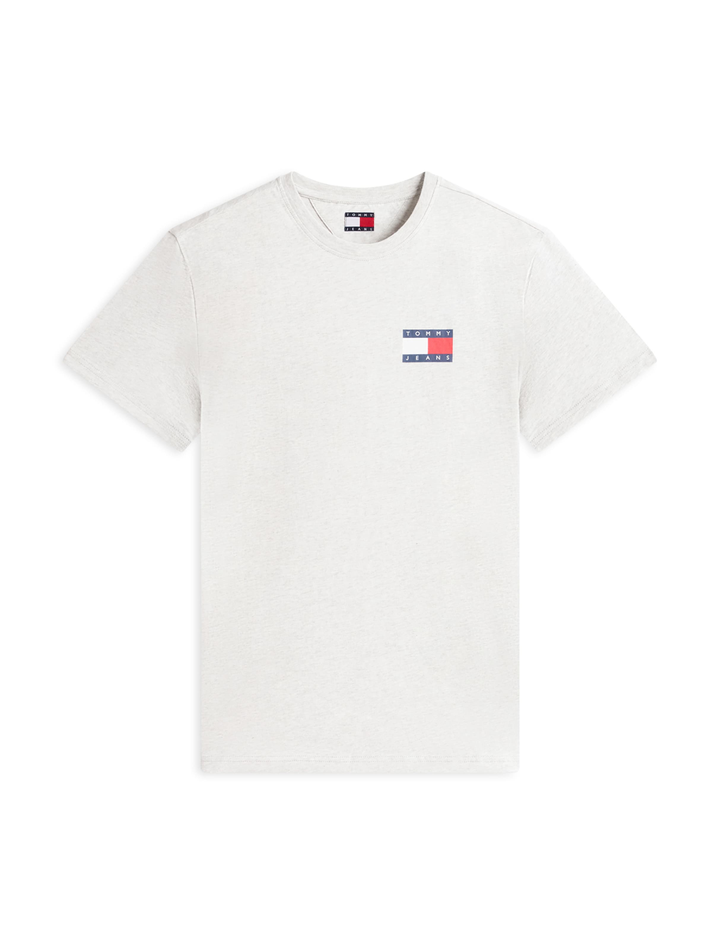 Tommy Jeans - Camisa 'ESSENTIAL' em branco: frente