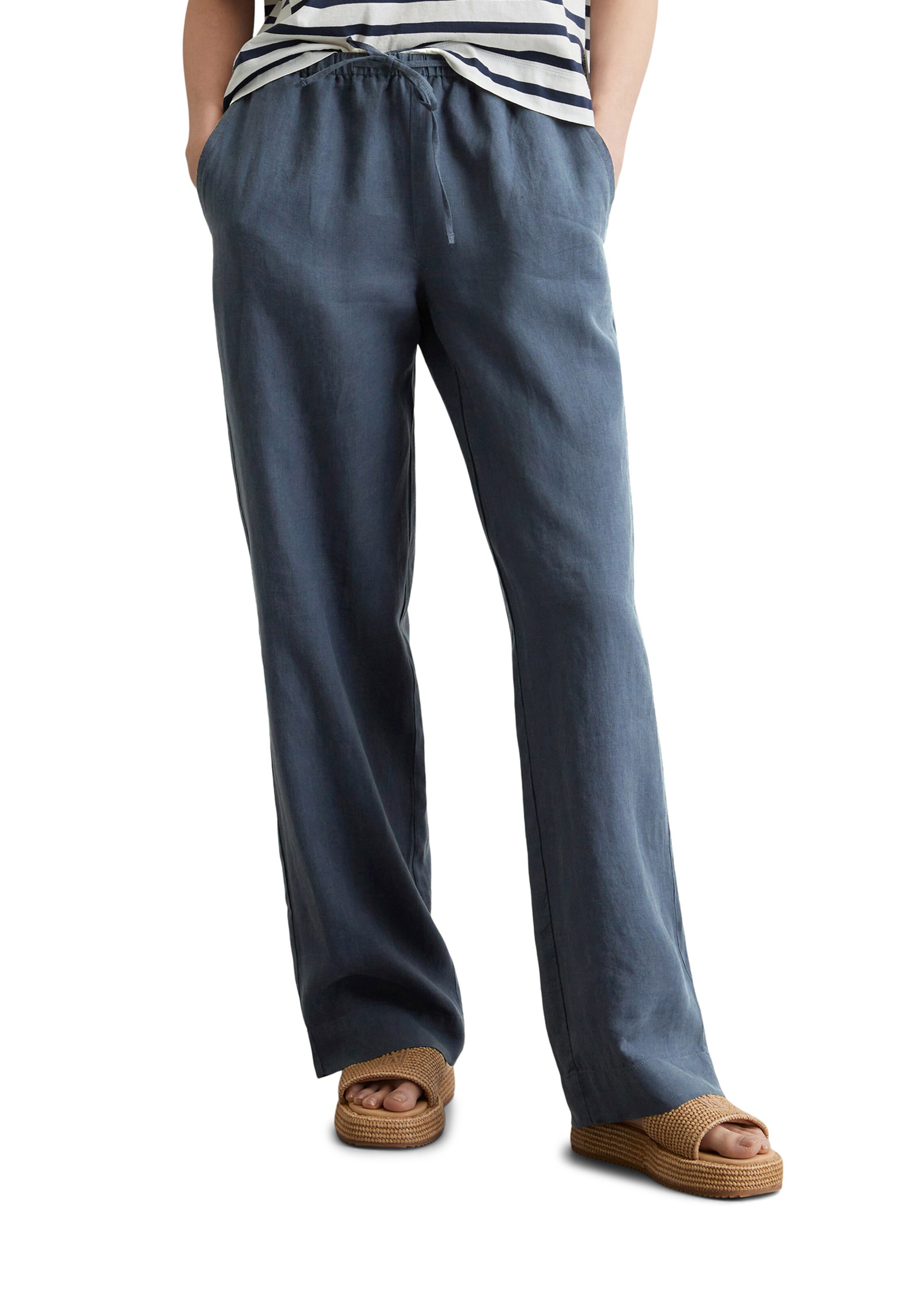 Marc O'Polo Štandardný strih Nohavice - Modrá: predná strana