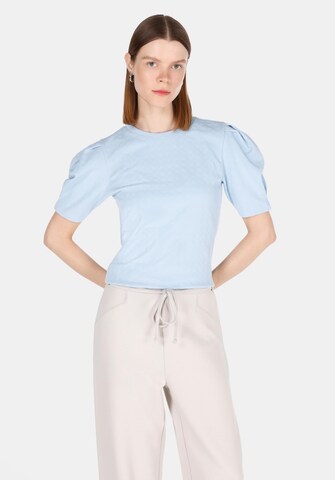 T-shirt Colin's en bleu : devant