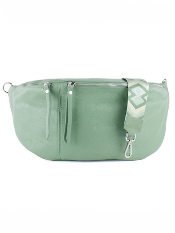 Marsupio 'TESSA' di lePelou in verde: frontale