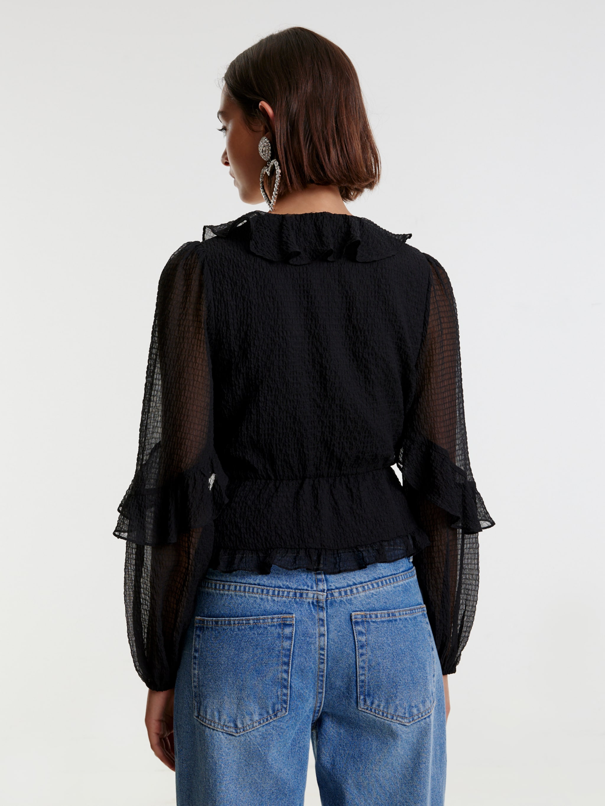 EDITED Produkte Bluse 'Sumi' schwarz