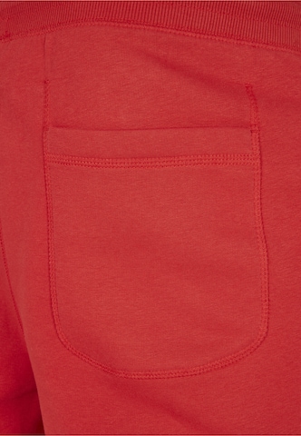 Urban Classics - Tapered Calças em vermelho