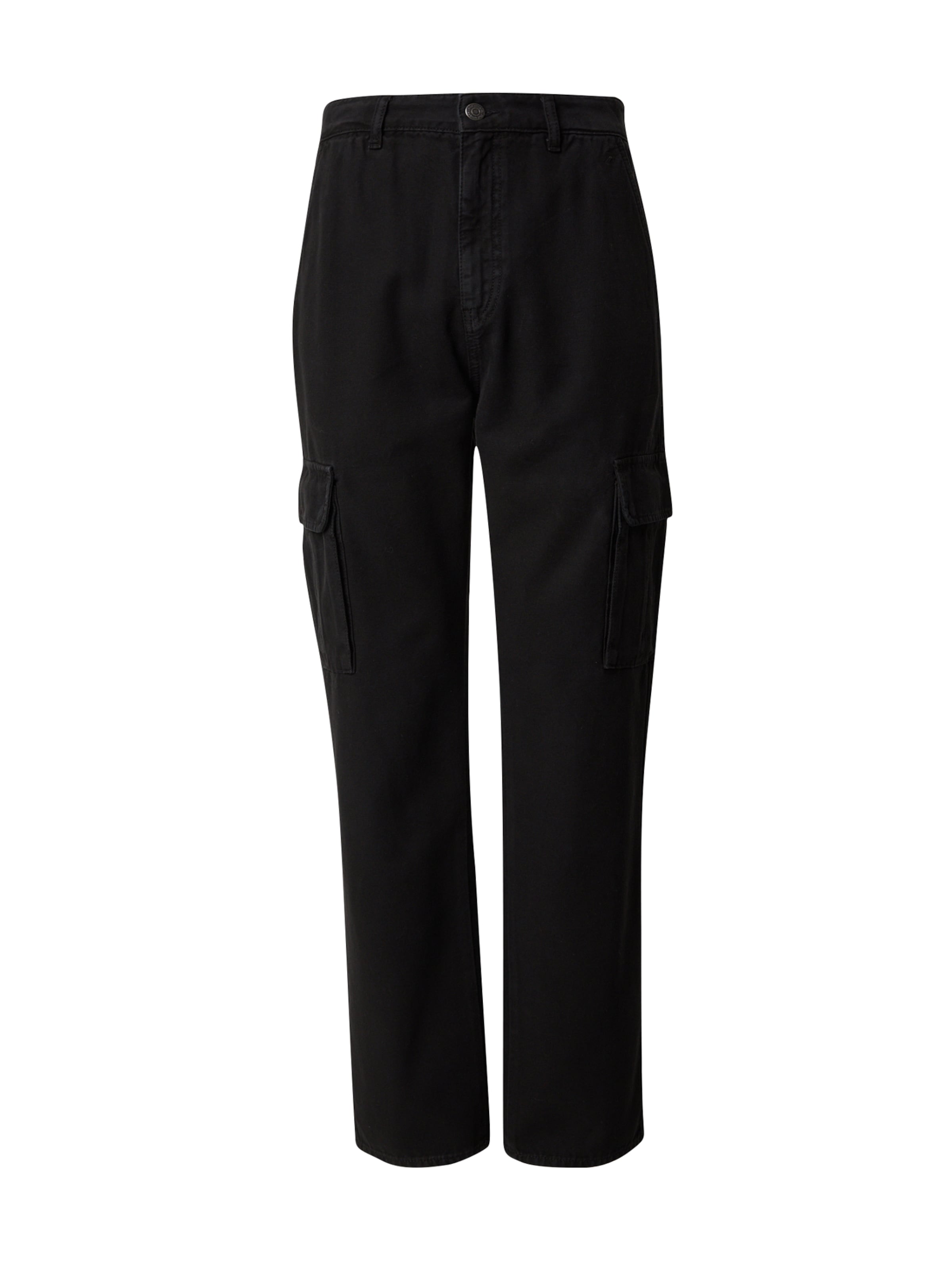 DAN FOX APPAREL Normální Kapsáče 'Franz' – černá: přední strana