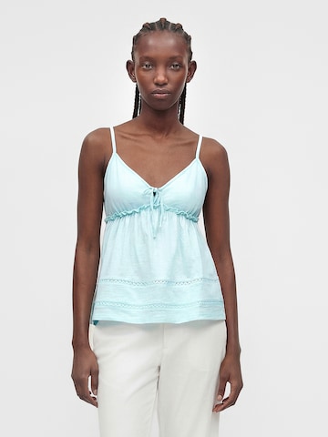 Top di HOLLISTER in blu: frontale