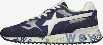 W6YZ Sneaker low 'YAK-M.' in Blau: Vorderseite