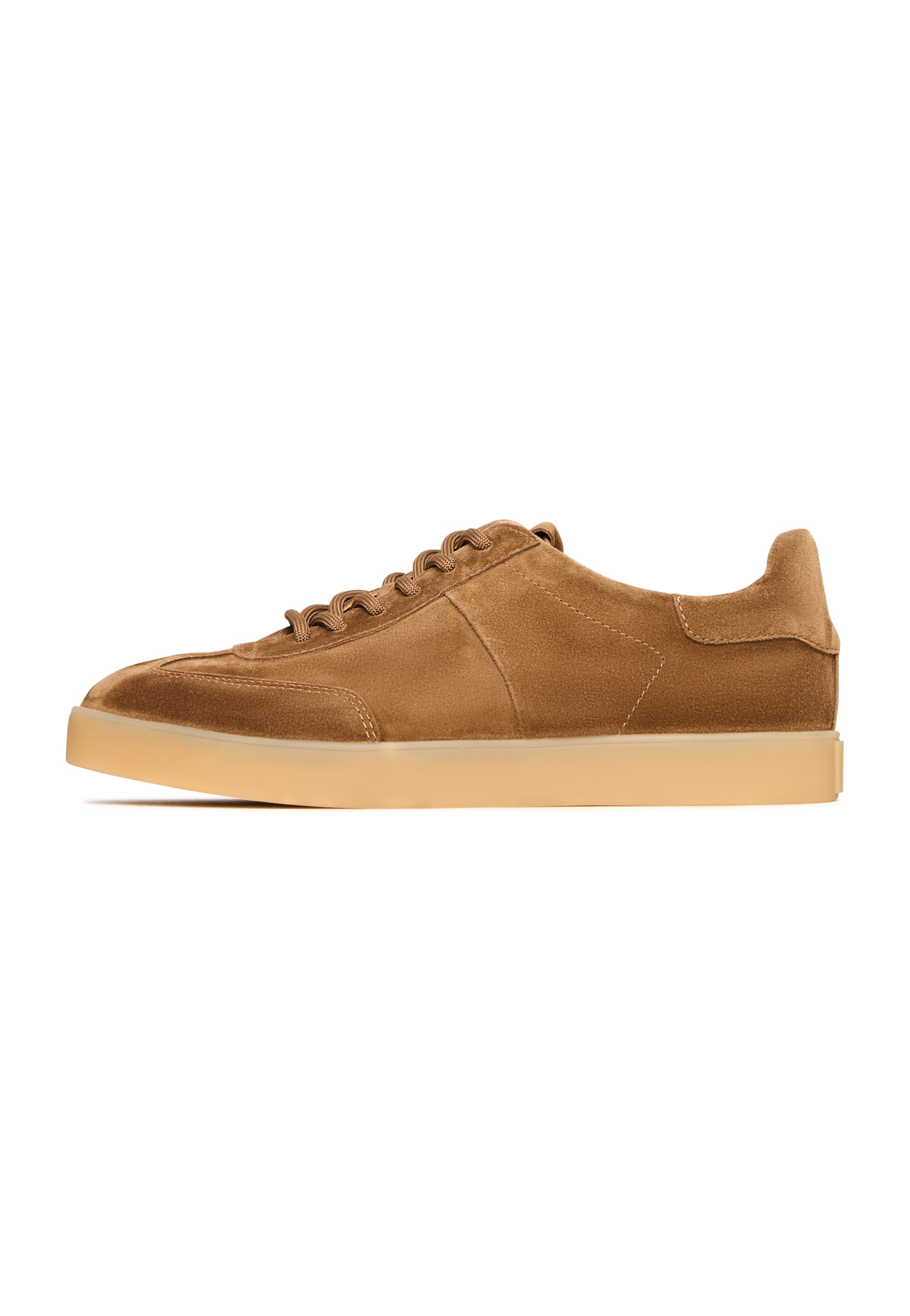 CESARE GASPARI Platform trainers in Brown: front
