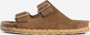 Bayton Pantoletter 'Atlas' i brun: forside