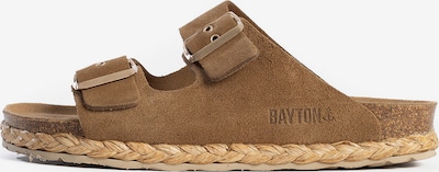 Bayton Pantoletter 'Atlas' i camel, Produktvisning