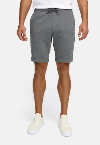 INDICODE JEANS Regular Chino 'INTovey' in Grijs: voorkant