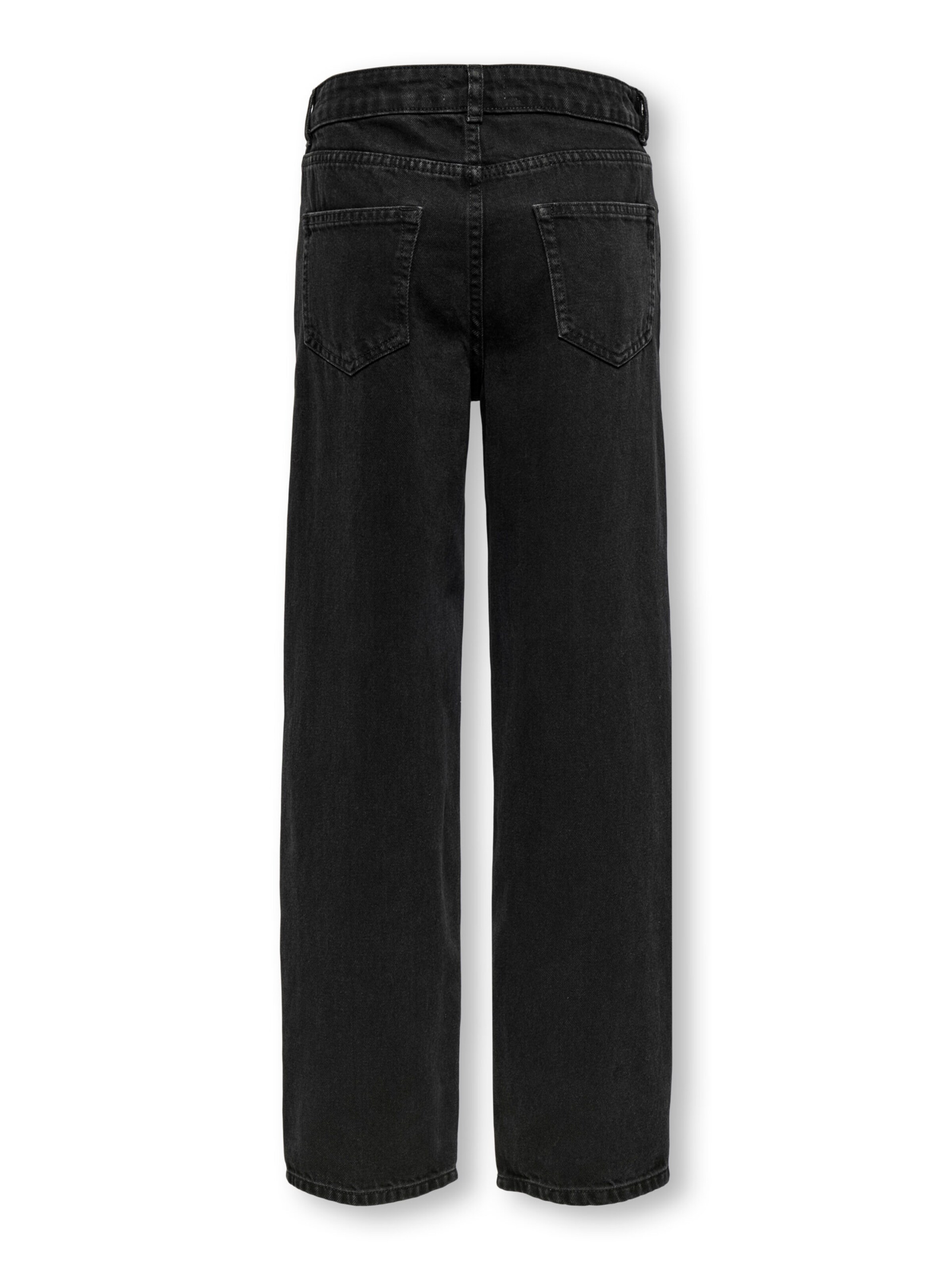 ONLY Loosefit Jeans 'Fade' in Zwart