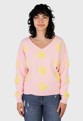 Pull-over 'Lovely Wollma' Kleinigkeit en rose : devant