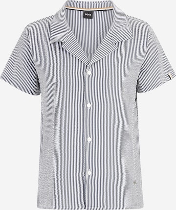 BOSS Regular fit Button Up Shirt in Blue: front