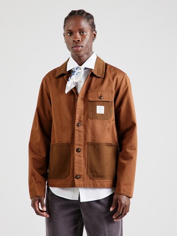 SCOTCH & SODA Jacke 'JOE JONAS X SCOTCH SODA' in Braun: Vorderseite