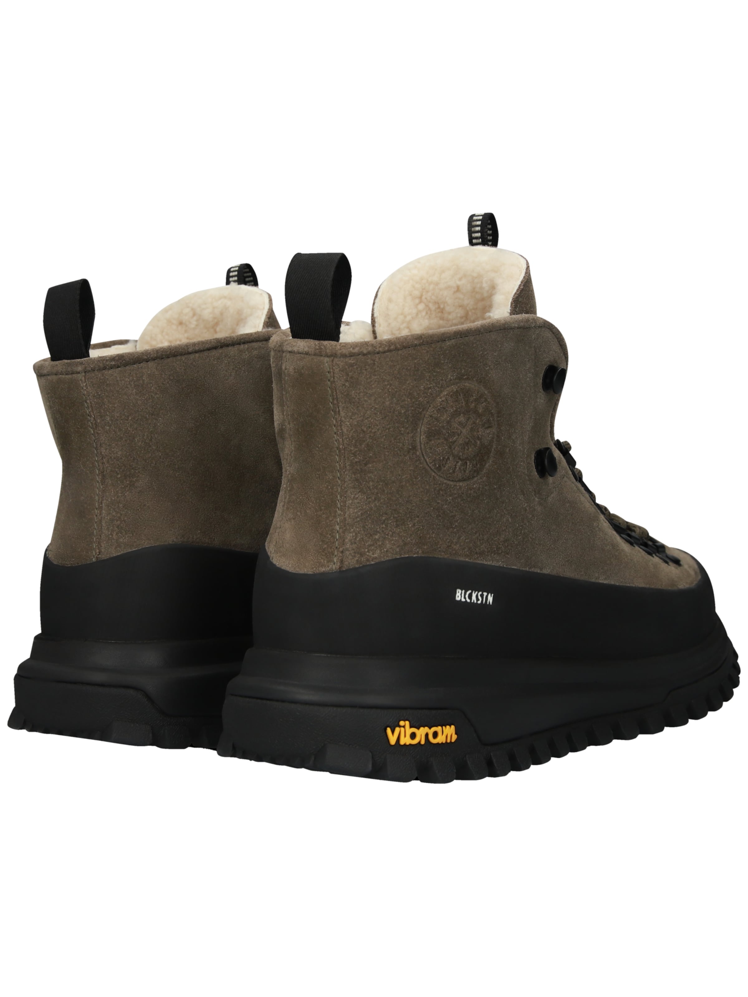 BLACKSTONE Lace-Up Boots 'V-Markhah - CG021' in Green