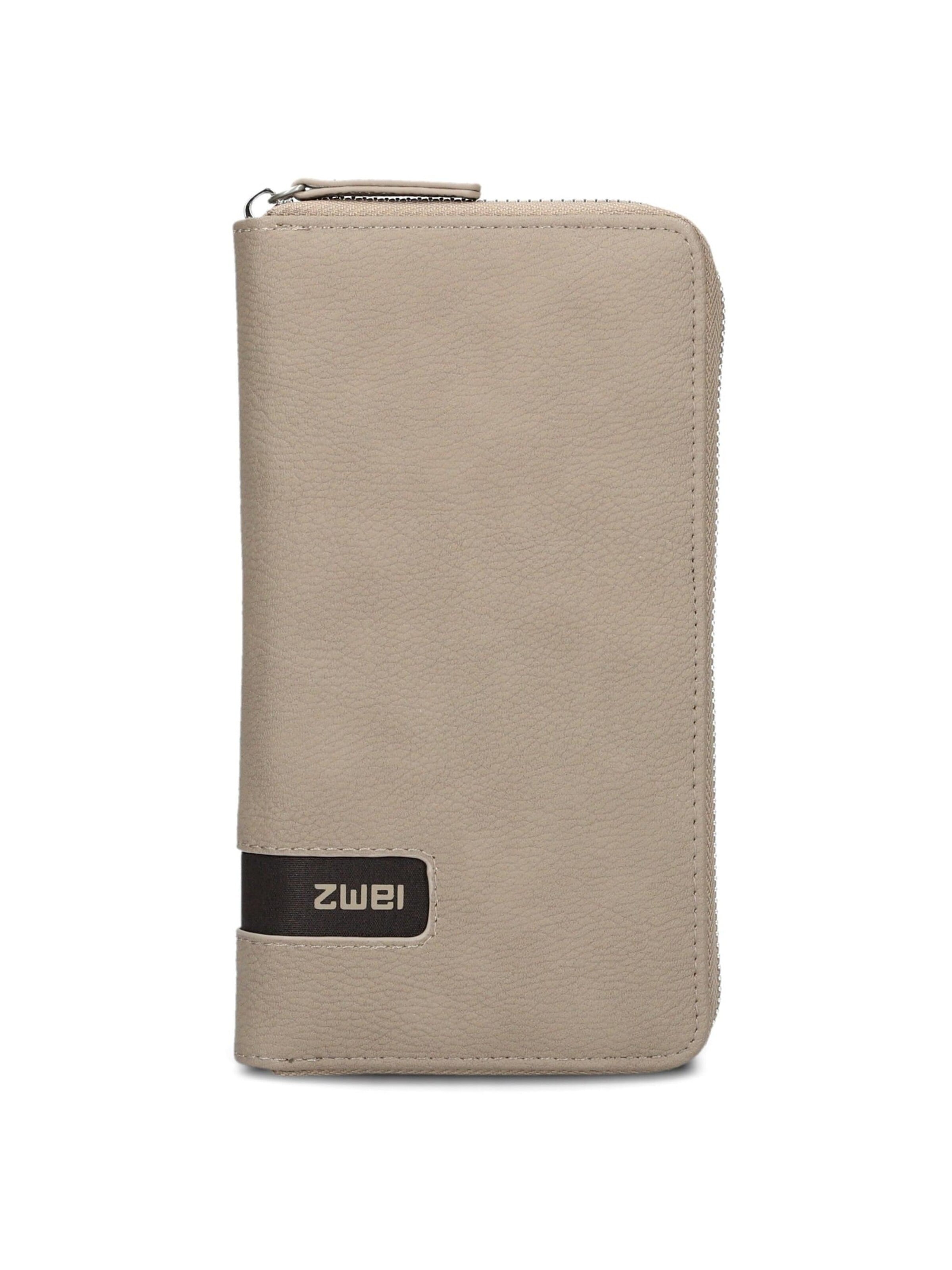 ZWEI Wallet 'Mademoiselle MW2' in Brown: front