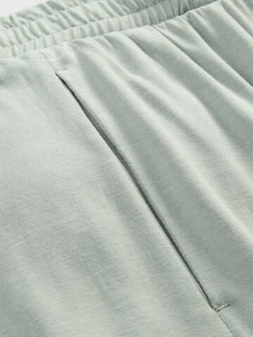 bonprix Wide leg Bandplooibroek in Groen