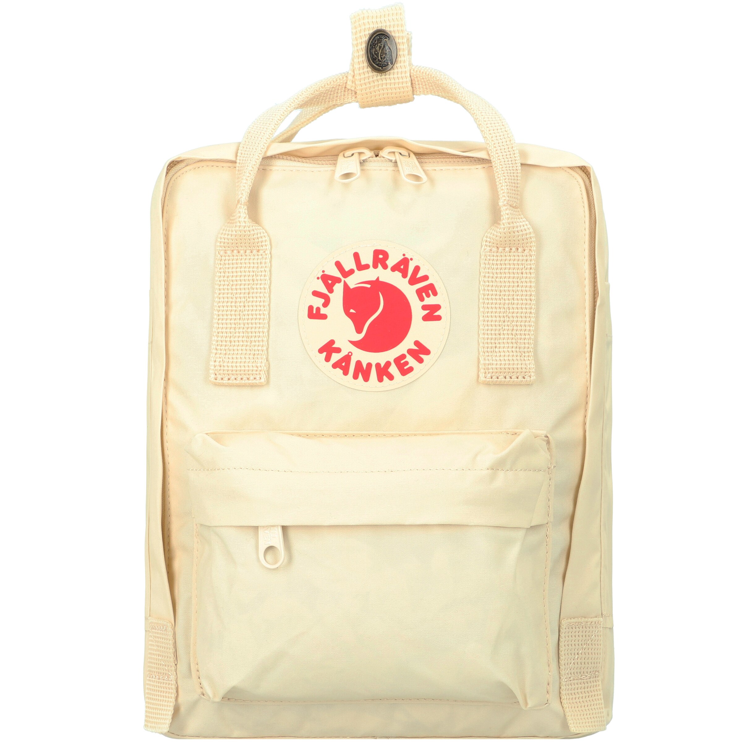 Zaino 'Kanken' di Fjällräven in beige: frontale