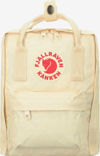 Fjällräven Rucksack 'Kanken' in beige / rot, Produktansicht