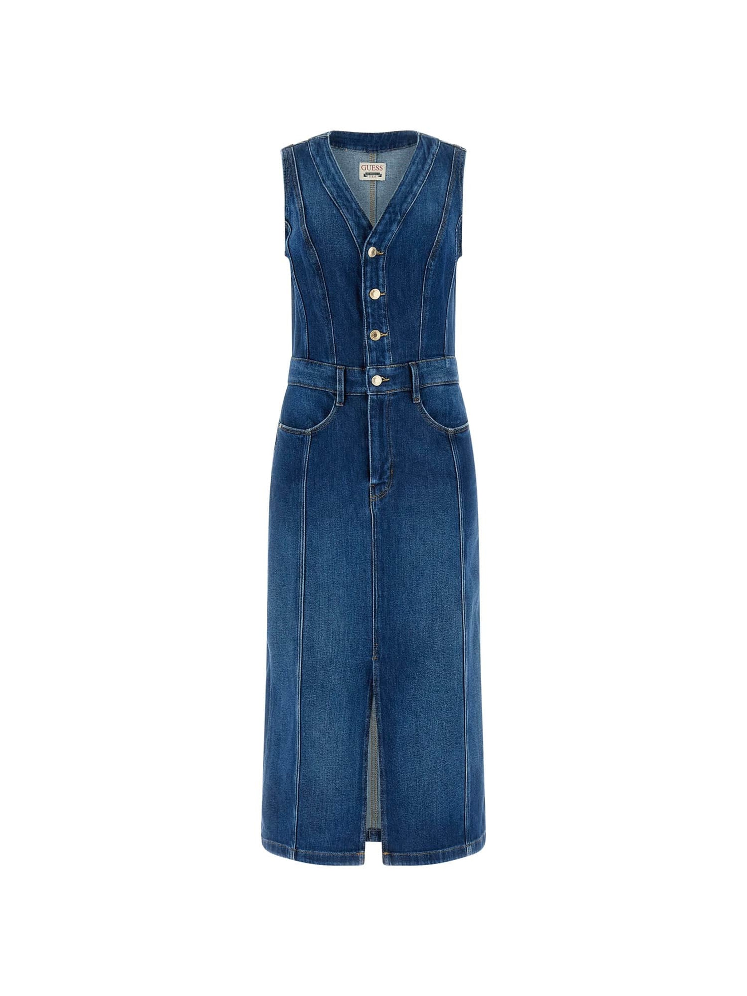 GUESS Dress in Blue: front