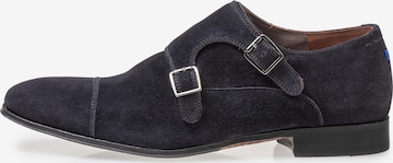 Floris van Bommel Classic Flats 'Gilli 04' in Blue: front