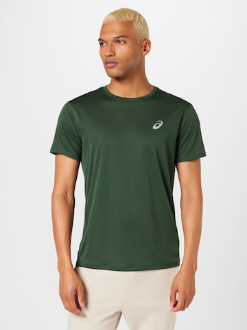 ASICS Performance Shirt in Green: front