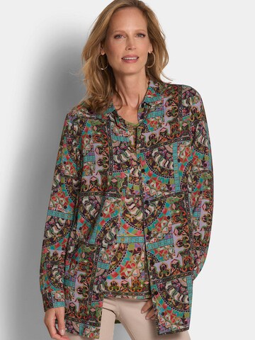 Goldner Bluse in Mischfarben: Vorderseite