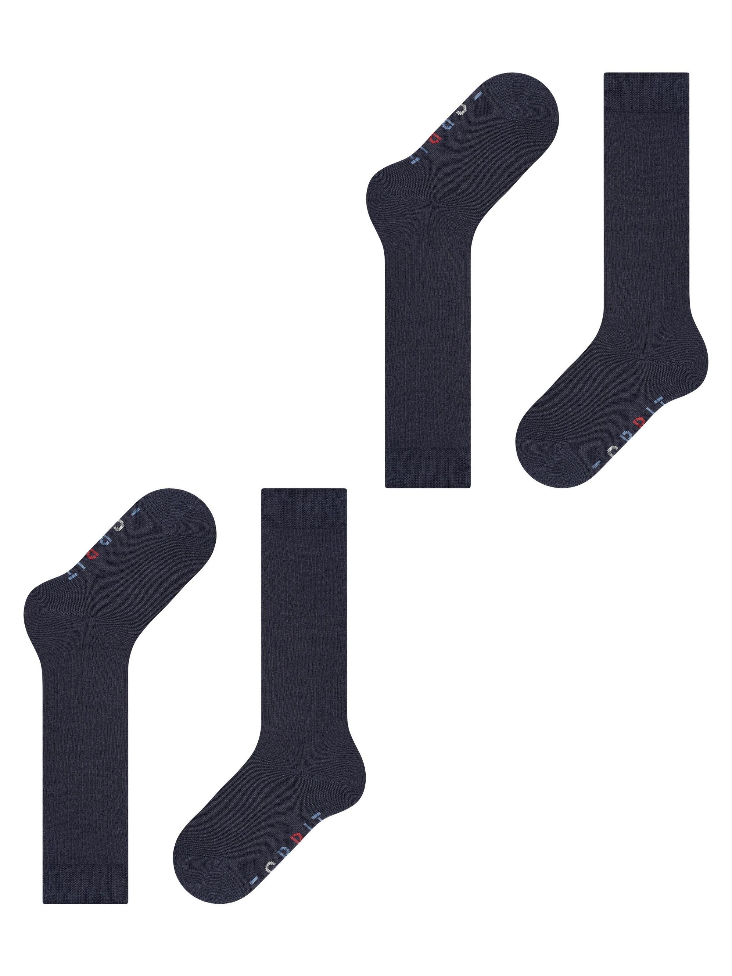 ESPRIT Socks 'Foot Logo 2-Pack' in Blue