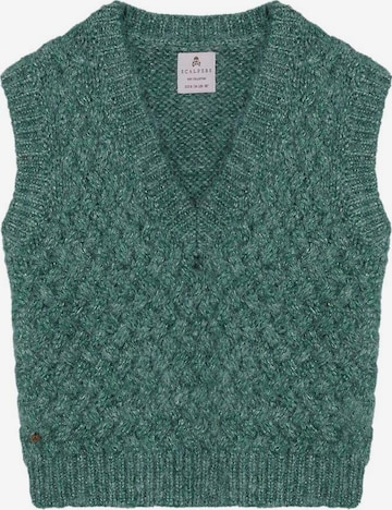 Scalpers Vest 'Knot' in Green: front