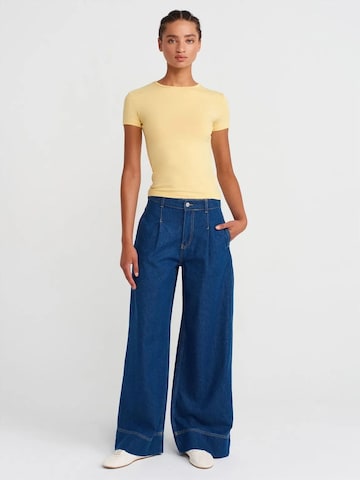 T-shirt 'T-Shirts' Dilvin en jaune