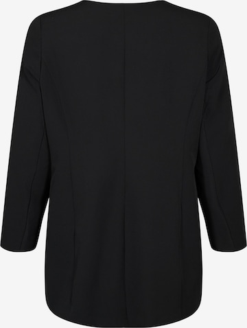 Zizzi Between-Seasons Coat 'Summer' in Black