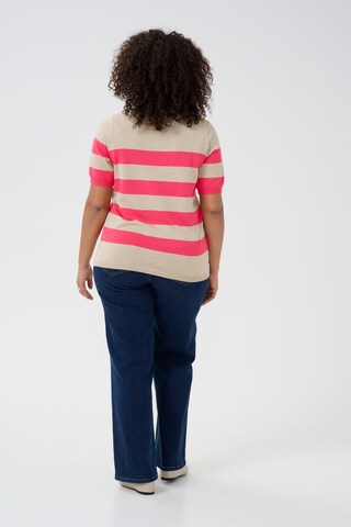Pull-over 'KCLizzy' KAFFE CURVE en beige