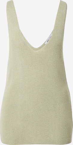 ABOUT YOU Knitted top 'Vivian' in Green: front