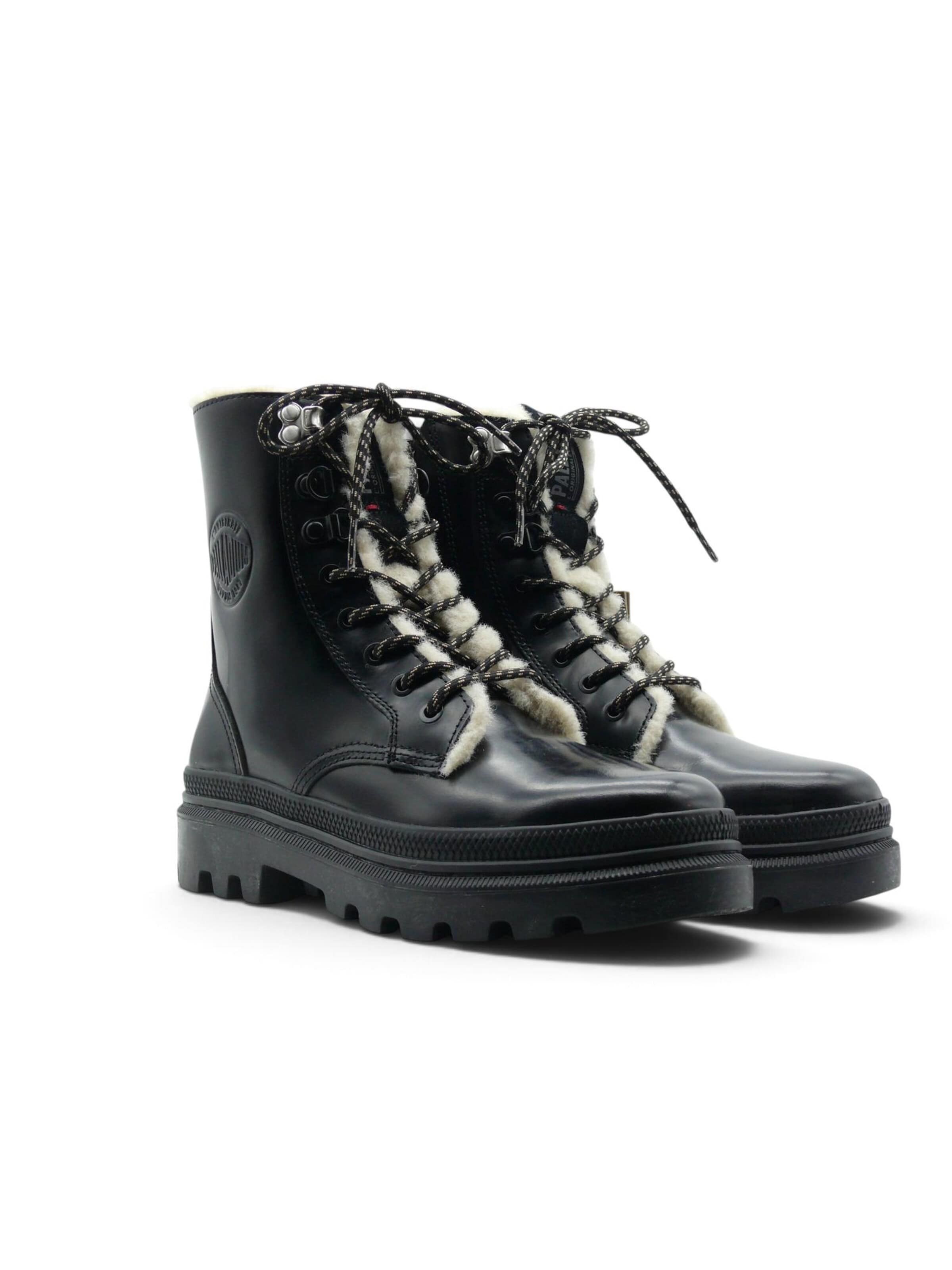 Palladium - Botim com fivela 'Palladium Pallatrooper Off WL – Femme' em preto
