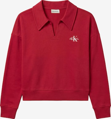 Calvin Klein Jeans Sweatshirt in Rot: Vorderseite