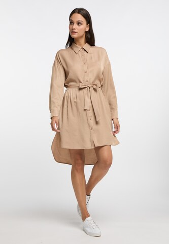 Robe-chemise RISA en beige