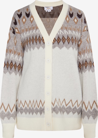 usha FESTIVAL Knit Cardigan in Beige: front