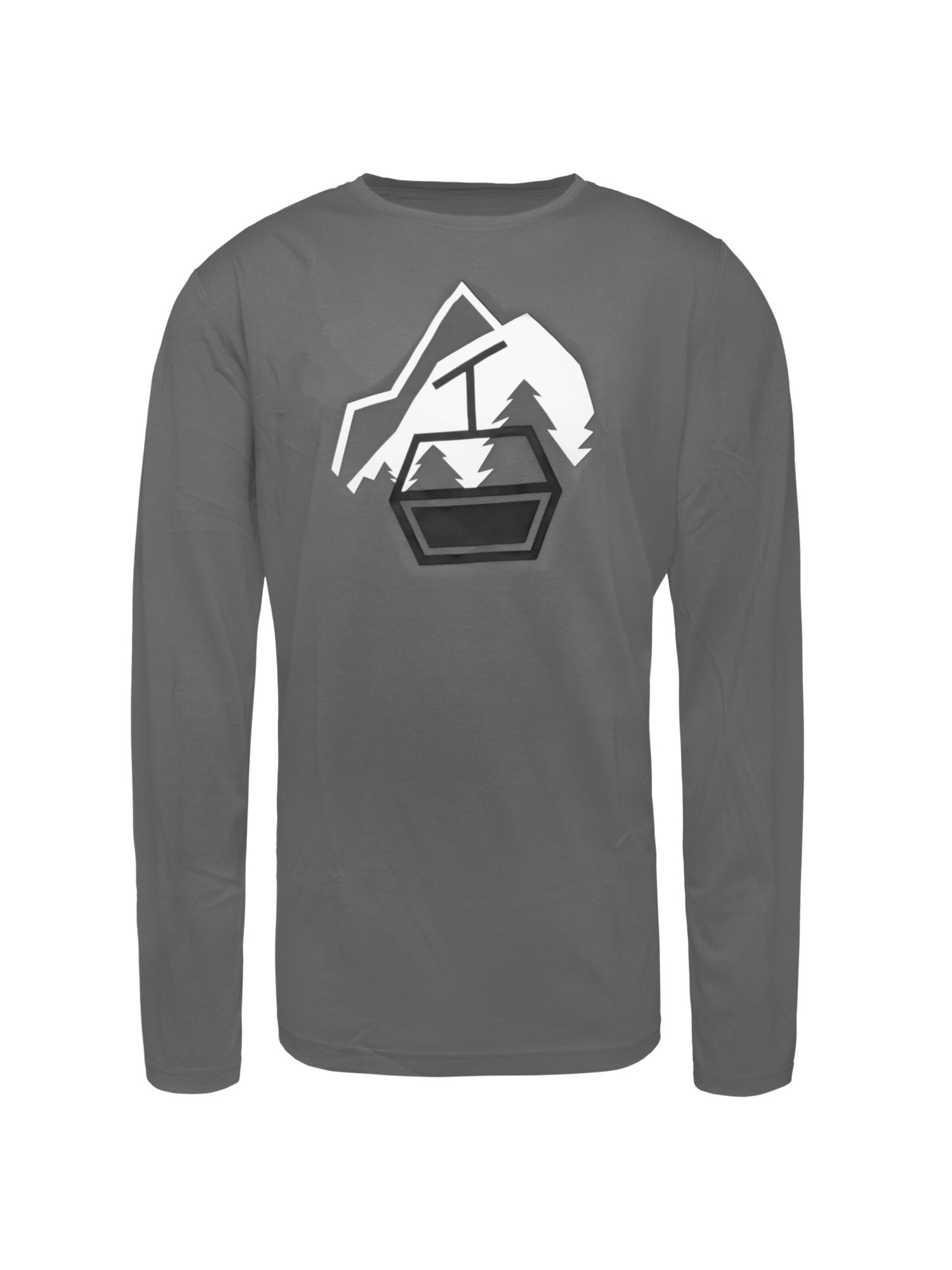 Schöffel Performance shirt 'Glogghus' in Grey: front