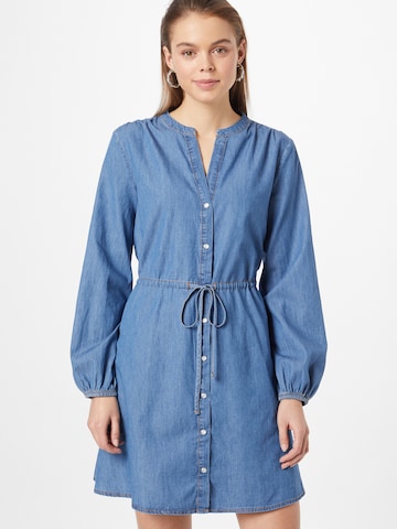 JDY Košilové šaty 'Saint' – modrá: přední strana