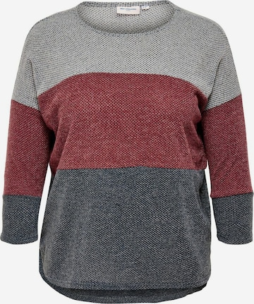 ONLY Carmakoma Sweater in Grey: front