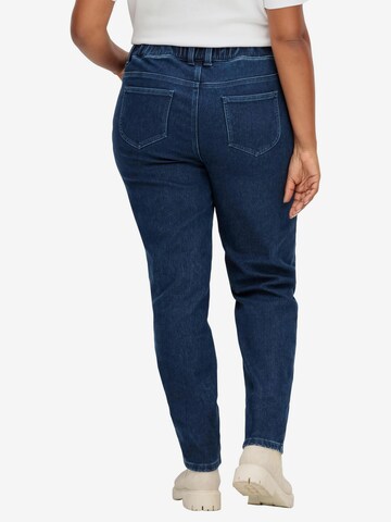 SHEEGO Skinny Jeans pajkice | modra barva